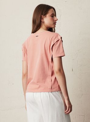 Imagen 2 del producto Polera con Alforza Bordada