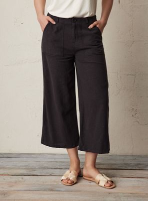 Pantalón Carpintero con Lino Proceso de Lavado