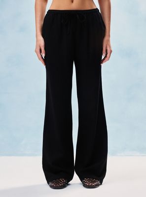 Pantalón Fluido Look Lino