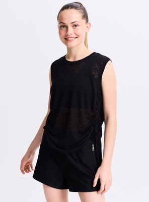 Imagen 1 del producto Polera Burn Out Ajuste En Costados