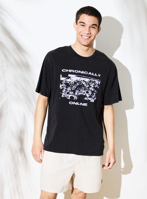 Polera Oversize Print Normal