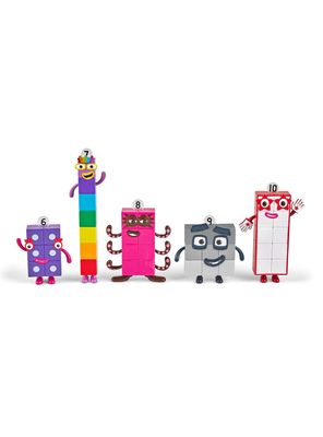 Numberblocks Figura del 6 al 10