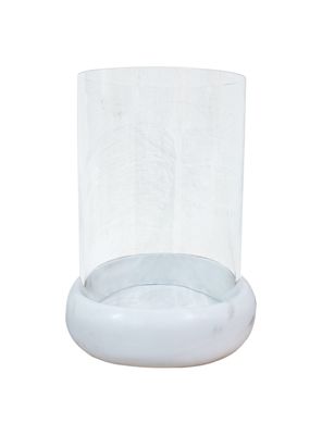 Candelabro Vidrio y Mármol