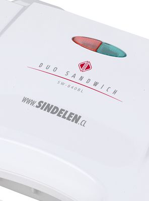 Imagen 2 del producto Sandwichera 2 Panes 800W SW-840BL Blanco