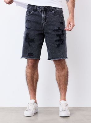 Short Short Full Roturas con Basta Descosida