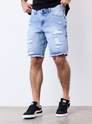 Short Short Full Roturas con Parche Basta Descosida