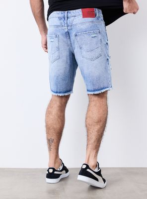 Imagen 2 del producto Short Short Full Roturas con Parche Basta Descosida