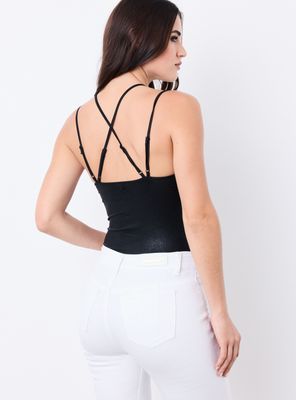 Imagen 2 del producto Body Multibreteles Tela con Cobertura Metalizada