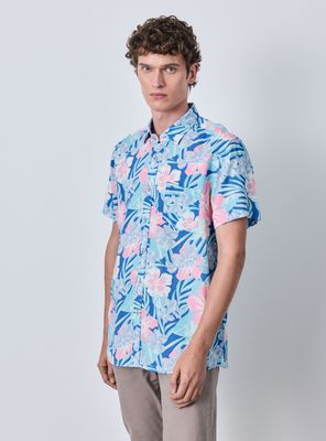Imagen 1 del producto Camisa Flores Tropical Lino