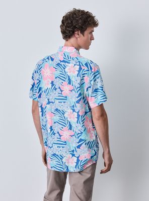 Imagen 2 del producto Camisa Flores Tropical Lino
