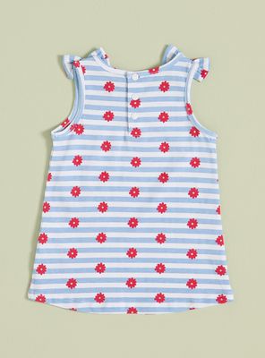 Imagen 2 del producto Polera Full Estampado con Cintas en Hombros