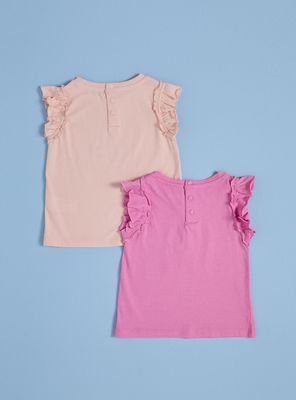 Imagen 2 del producto Polera Bipack con Estampado Frontal y Vuelos