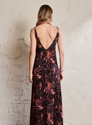 Imagen 2 del producto Vestido Escote V Espalda Full Estampado