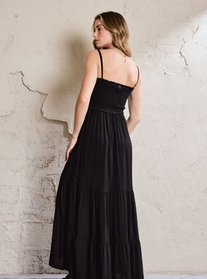 Imagen 2 del producto Vestido con Top de Panal y Faldón con Cortes