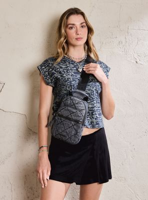 Mochila Tipo Cartera Diseño Rombos