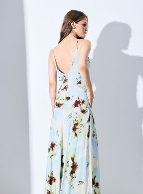 Imagen 2 del producto Vestido Largo Tirantes con Estampado Floral