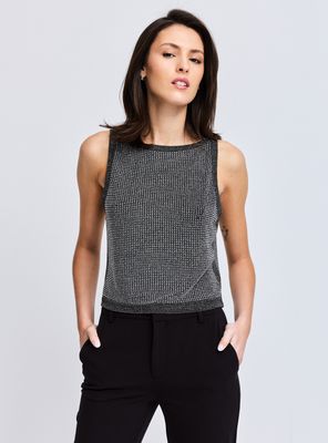 Polera Crop con Cristales