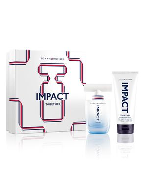 Set Perfume Impact Together Holiday 2024 EDT Hombre 100 ml + Body Wash 100 ml