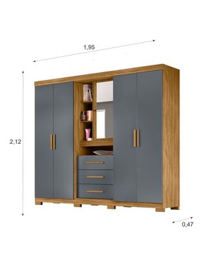 Imagen 2 del producto Clóset Milán 5 Puertas