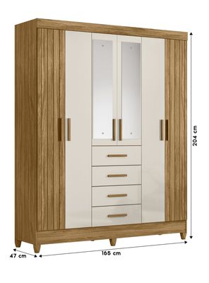 Imagen 2 del producto Clóset 6 Puertas 4 Cajones Palermo