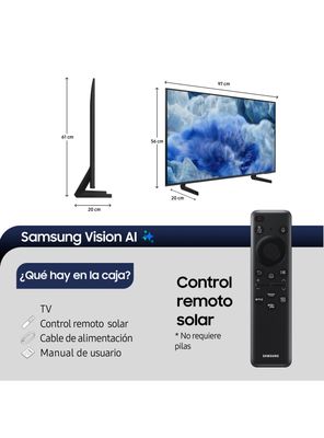 Imagen 2 del producto QLED Smart TV 43"" 4K UHD Vision AI 2025
