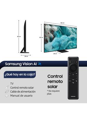 Imagen 2 del producto QLED Smart TV 65"" 4K UHD Vision AI Q7F5 2025