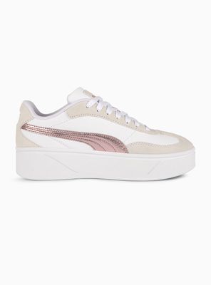 Zapatilla Urbana Club II Era Platform Mujer Metallic