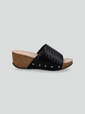 Imagen 2 del producto Sandalia Slide con Efecto Trenzado Mujer