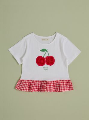 Polera Cerezas Vichy