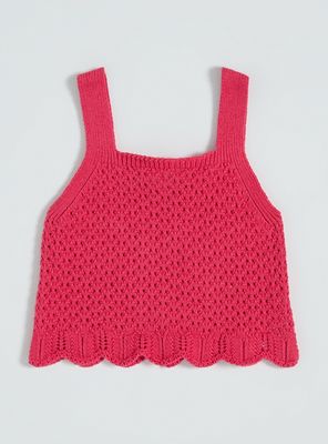 Polera Crochet de Algodón