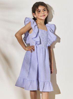 Vestido Rayas Seersucker