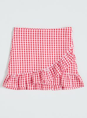 Imagen 2 del producto Falda Estilo Vichy Seersucker Vuelos