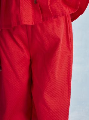 Imagen 2 del producto Pantalón Rojo Seersucker