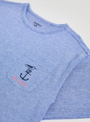 Imagen 2 del producto Polera Rayas Marinera Niño