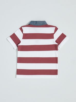 Imagen 2 del producto Polera Polo Estampado Rayas