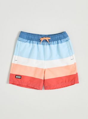 Traje de Baño Short Rayas