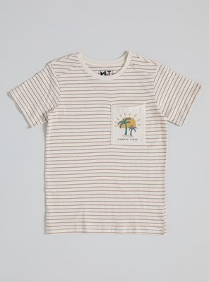 Polera Rayada con Parche