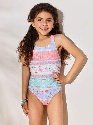 Traje de Baño Enterito con Espalda Trenzada