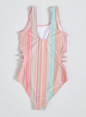 Imagen 2 del producto Traje de Baño Rayas Verticales con Brillos