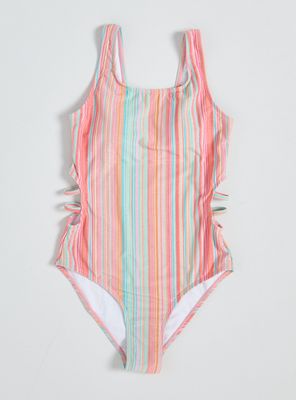 Imagen 1 del producto Traje de Baño Rayas Verticales con Brillos