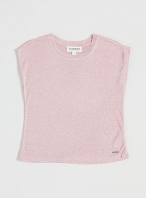 Polera Tela con Brillos Niña