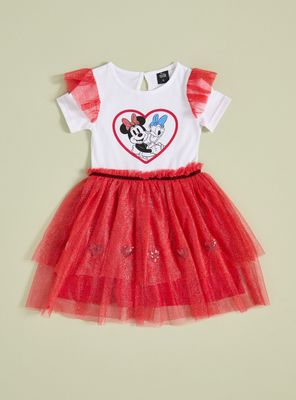 Vestido Minnie con Tul y Lentejuelas