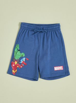 Bermuda Lisa con Estampado Personajes Marvel