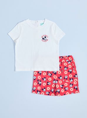 Imagen 1 del producto Conjunto Polera y Short Estampado Mickey Mouse