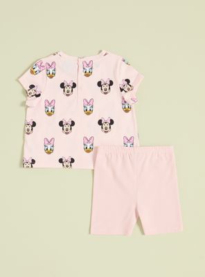 Imagen 2 del producto Conjunto Polera y Legging Corta de Minnie y Deisy