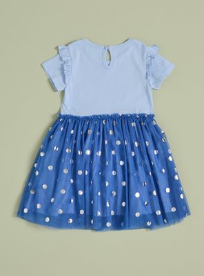 Imagen 2 del producto Vestido de Tul con Estampado Lunares Stitch & Ángel