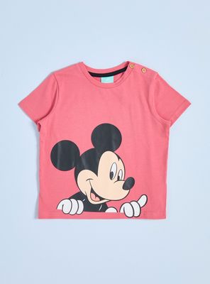 Polera con Estampado Grande Mickey