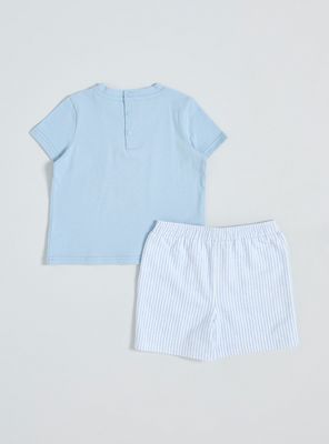 Imagen 2 del producto Conjunto Polera Stitch y Short Rayas