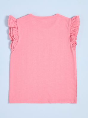 Imagen 2 del producto Polera Broderie Detalle Vuelos Niña