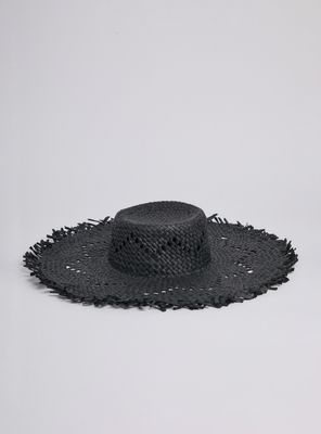 Imagen 2 del producto Sombrero Playa Look Raffia Bordes Desflecados